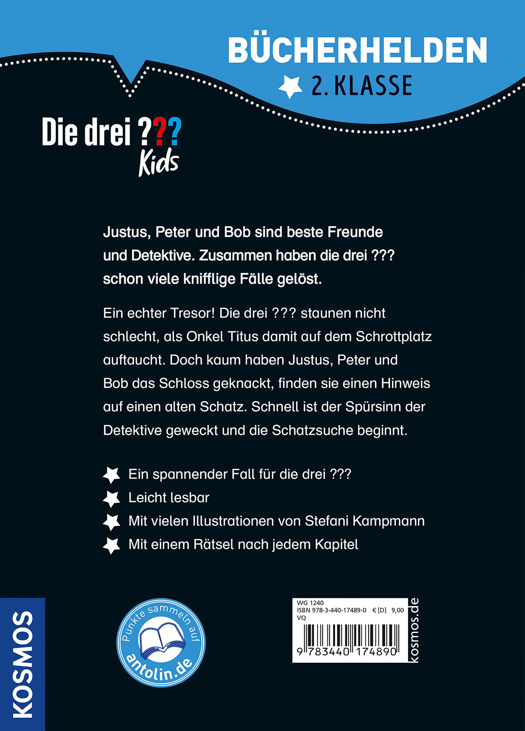 KOSMOS | Bücherhelden 2.Kl. ??? Kids Rätselhafte Schatzsuche