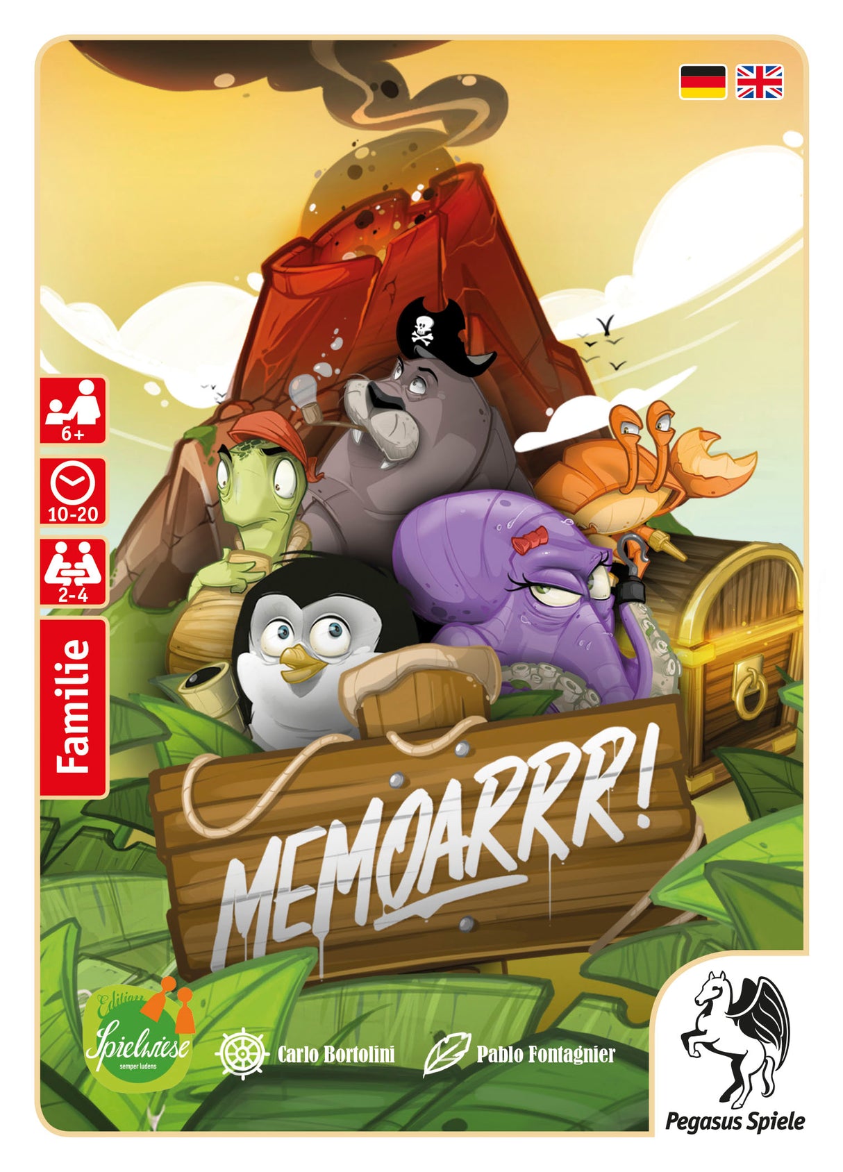 Pegasus Spiele | Memoarrr! (Edition Spielwiese) *Empfohlen Spiel des Jahres 2018*