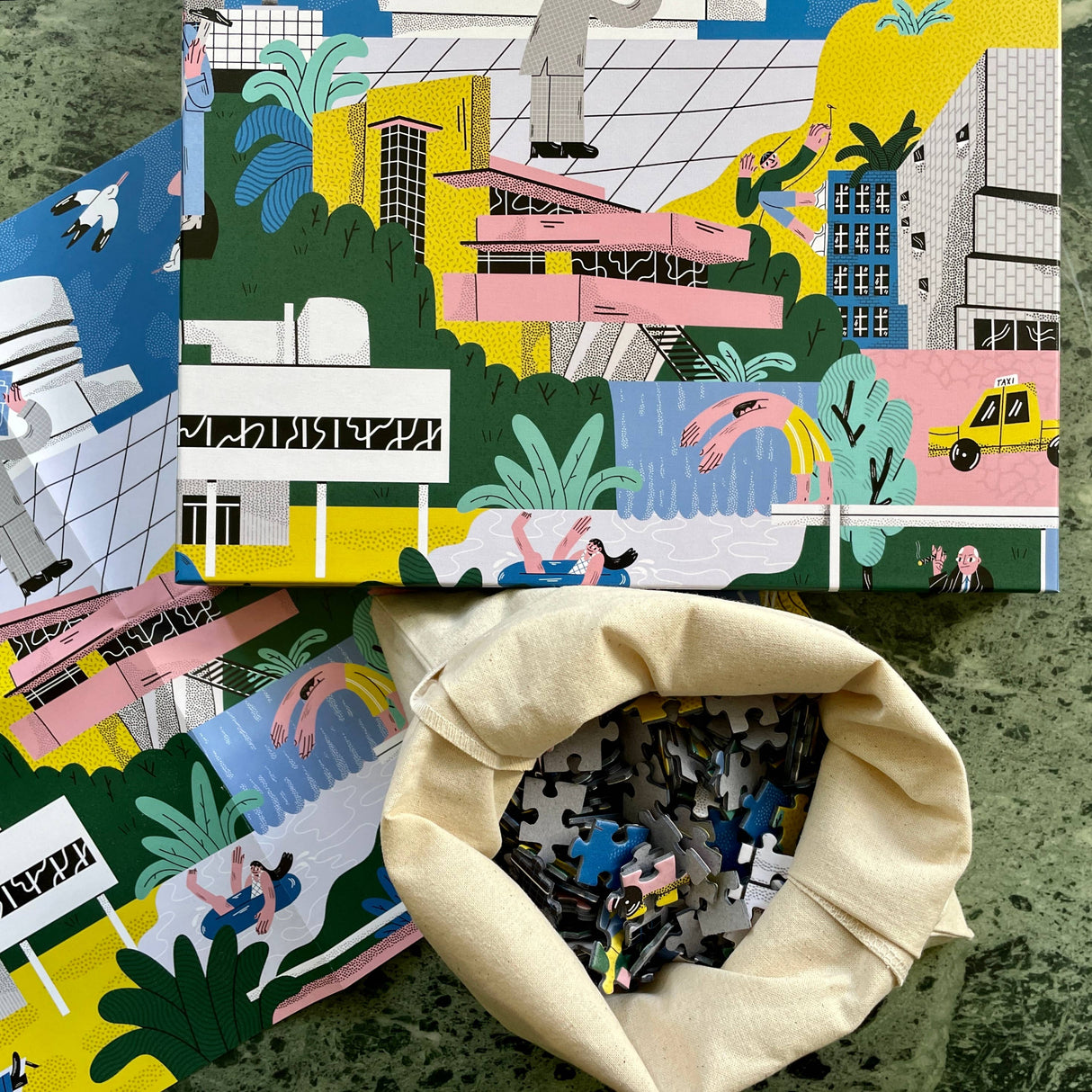 Das Puzzle Kollektiv - "Architectural Masterpieces in Pieces " | Puzzle | 500 Teile