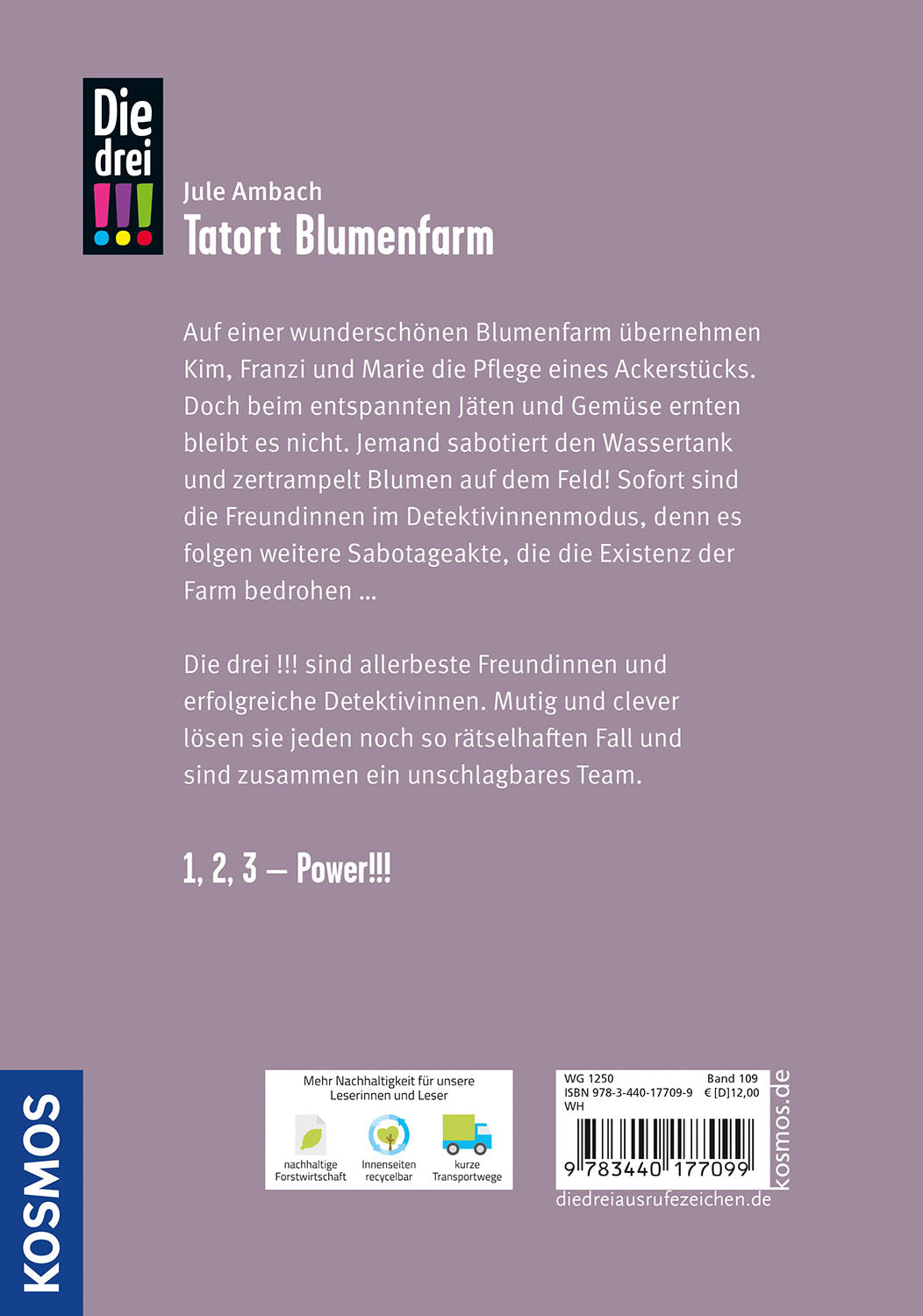 KOSMOS | Die drei !!! 109 Tatort Blumenfarm