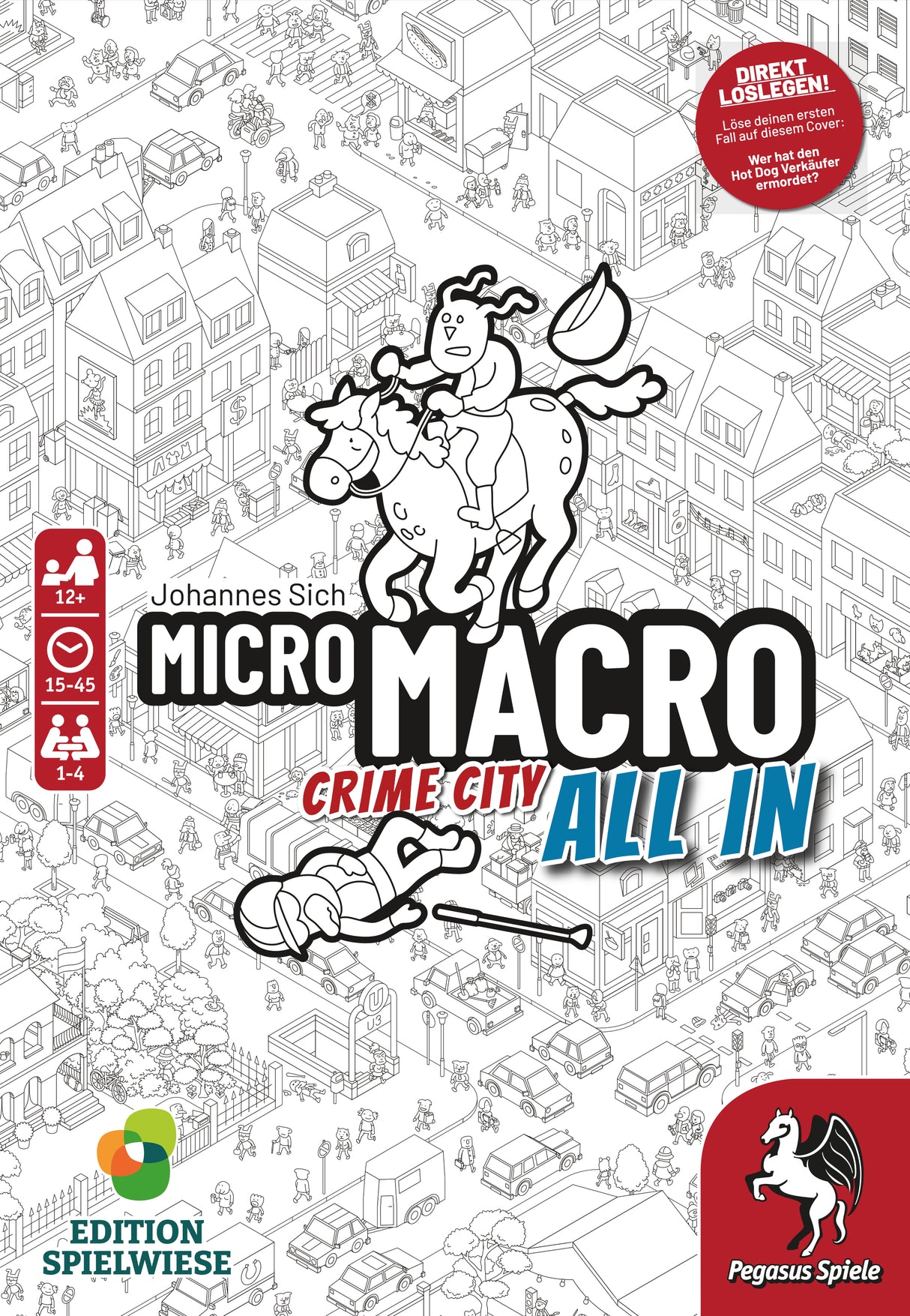 Pegasus Spiele | MicroMacro: Crime City 3 – All In (Edition Spielwiese)