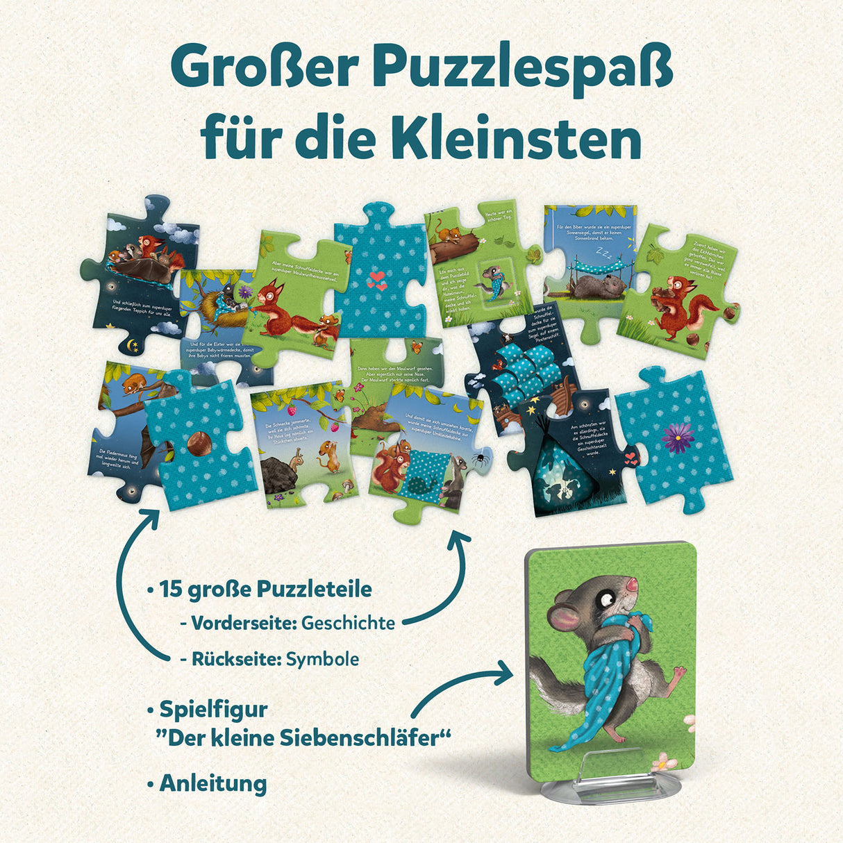 KOSMOS | Mein erstes Story-Puzzle: Der kleine Siebenschläfer