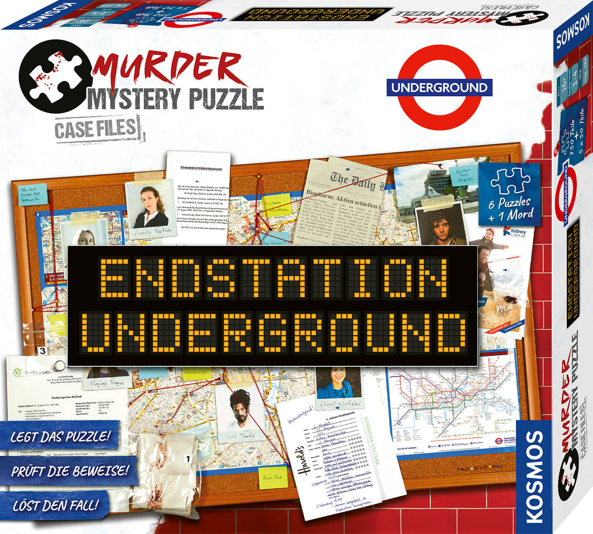 KOSMOS | Murder Mystery Puzzle - Endstation Underground