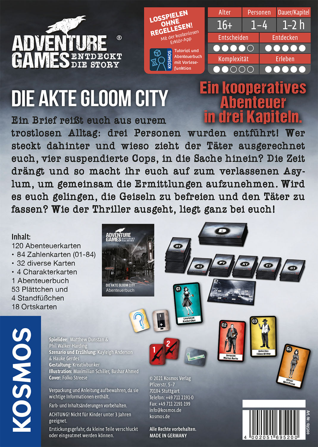 KOSMOS | Adventure Games - Die Akte Gloom City