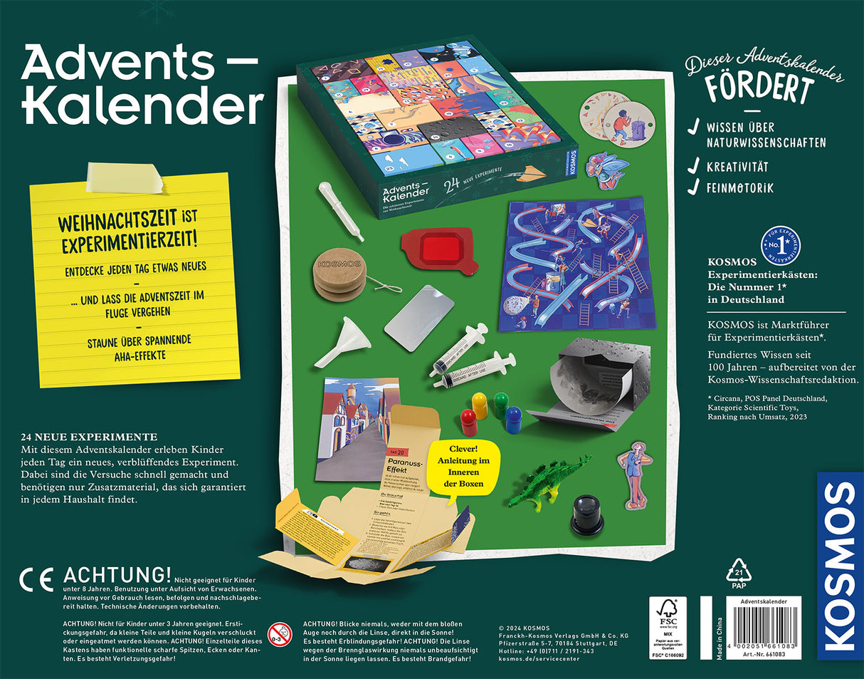 KOSMOS | Adventskalender - Die schönsten Experimente zur Weihnachtszeit