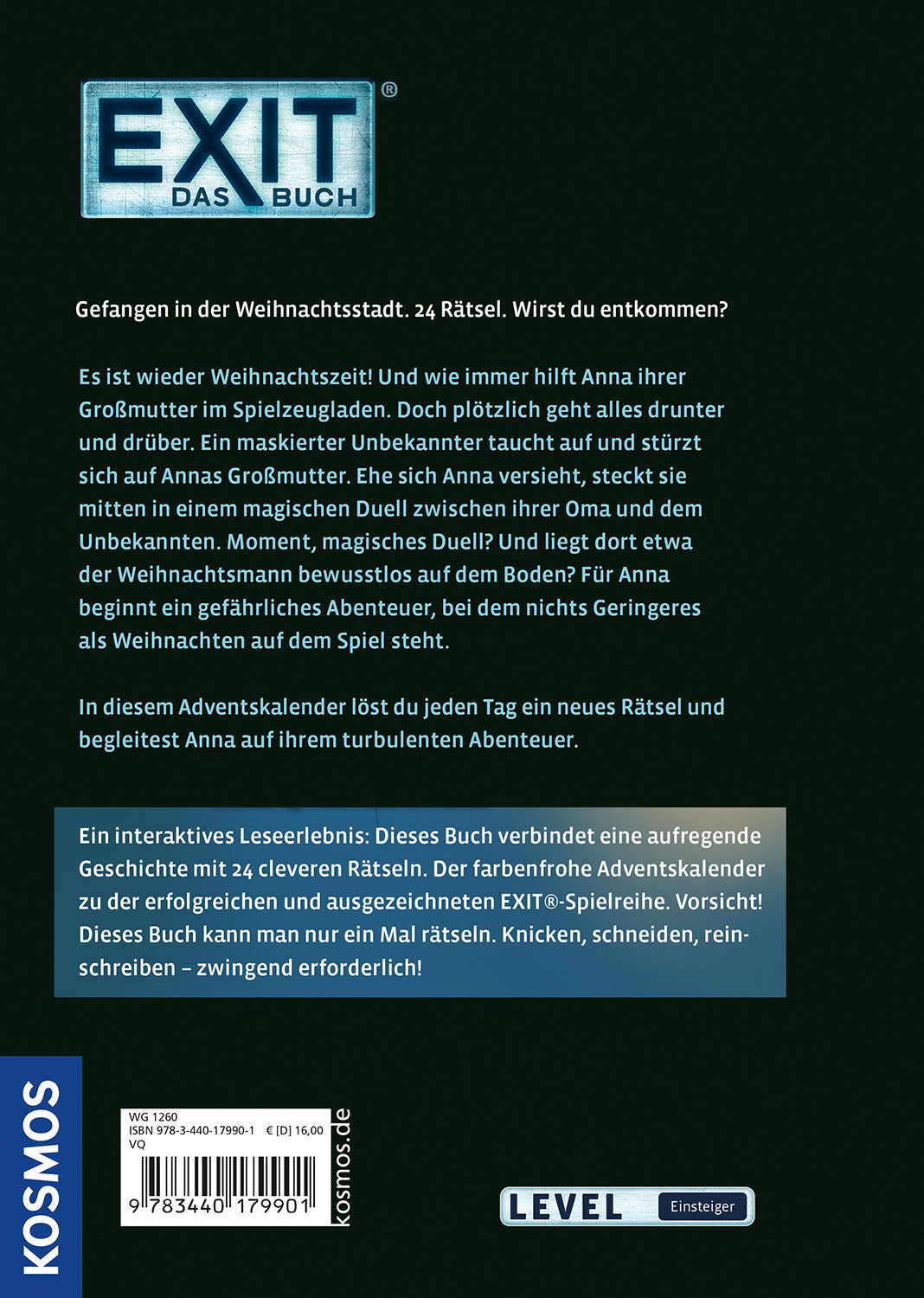 KOSMOS | EXIT Das Buch Adventskalender 2024