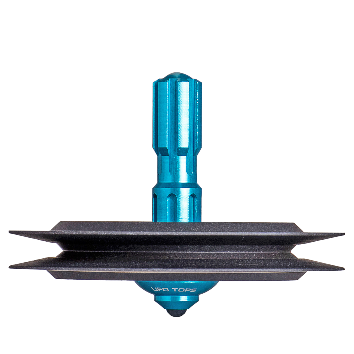 UFO Tops | Kreisel: Lubbock Lights | Kreisel aus Metall: Schwarzes Titan