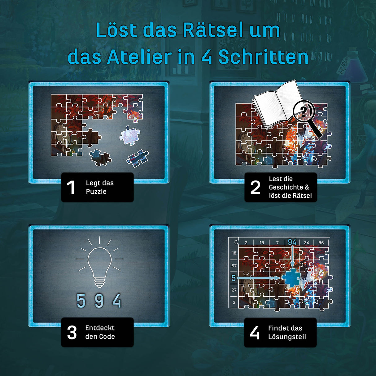 KOSMOS | EXIT® - Das Puzzle: Das verborgene Atelier