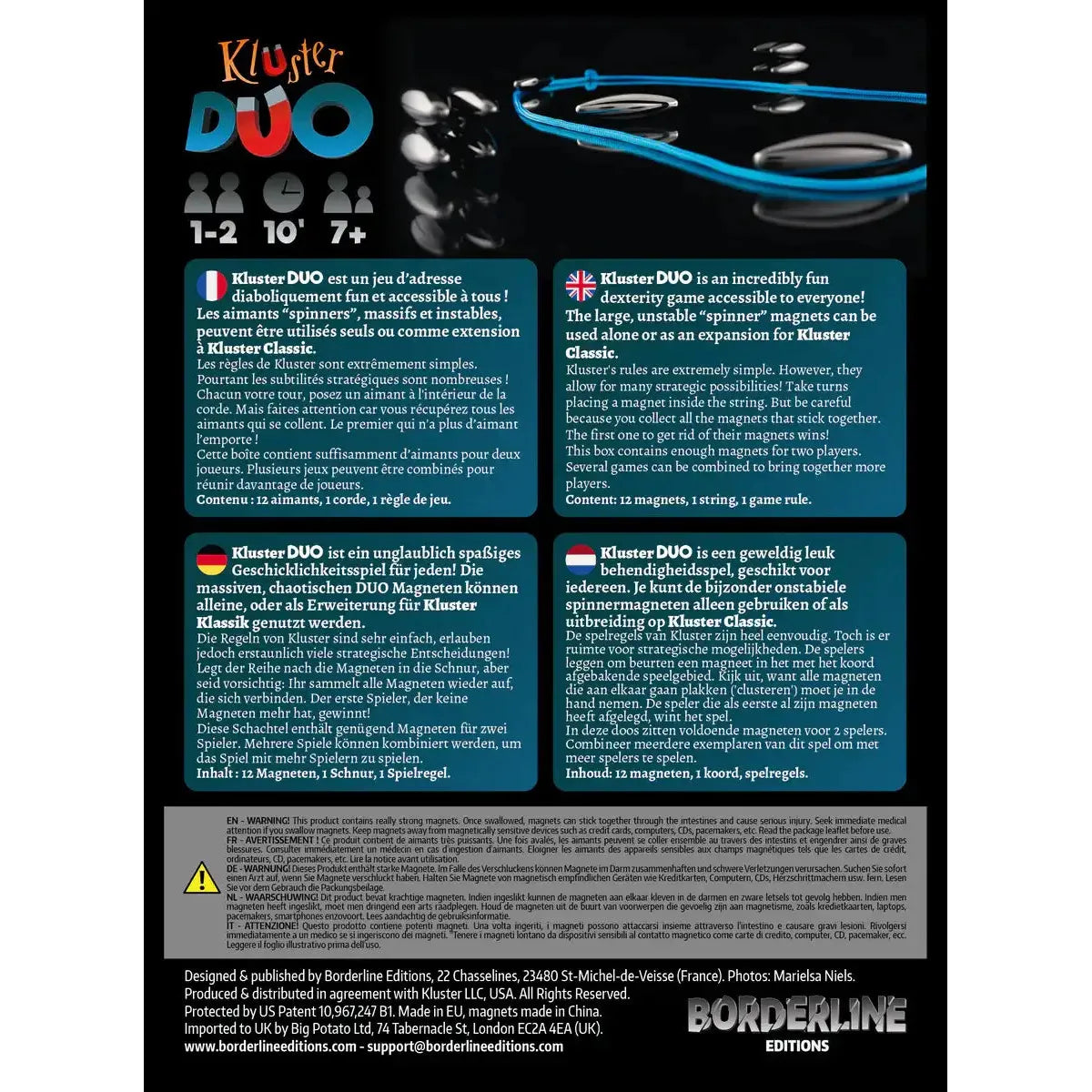 Borderline Editions | Kluster DUO - Magnetspiel