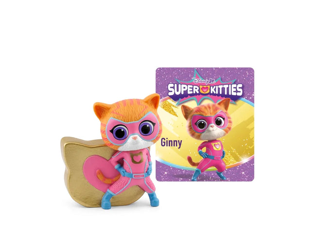 Tonie Hörfigur SuperKitties: Ginny mit Produktverpackungskarte