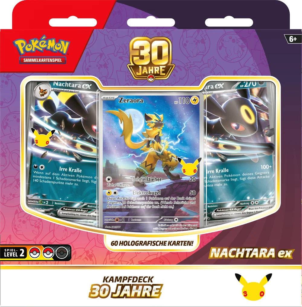 Pokémon-Sammelkartenspiel: Kampfdeck 30 Jahre: Tag / Nacht