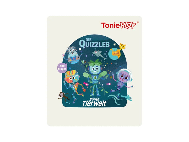 Produktcover Die Quizzles – Bunte Tierwelt, Keyvisual