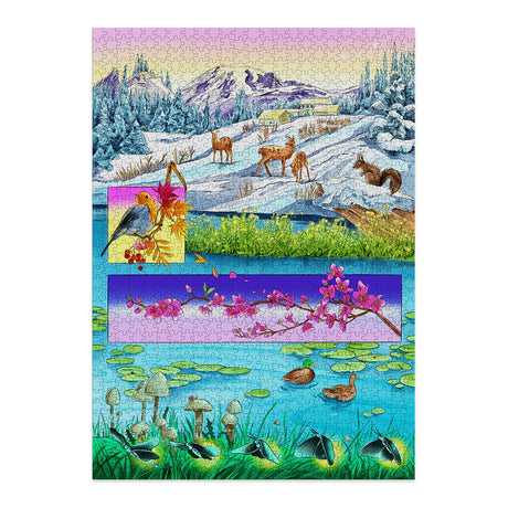 Cloudberries | Jahreszeiten - Seasons | Puzzle | 1000 Teile | Kleinserie