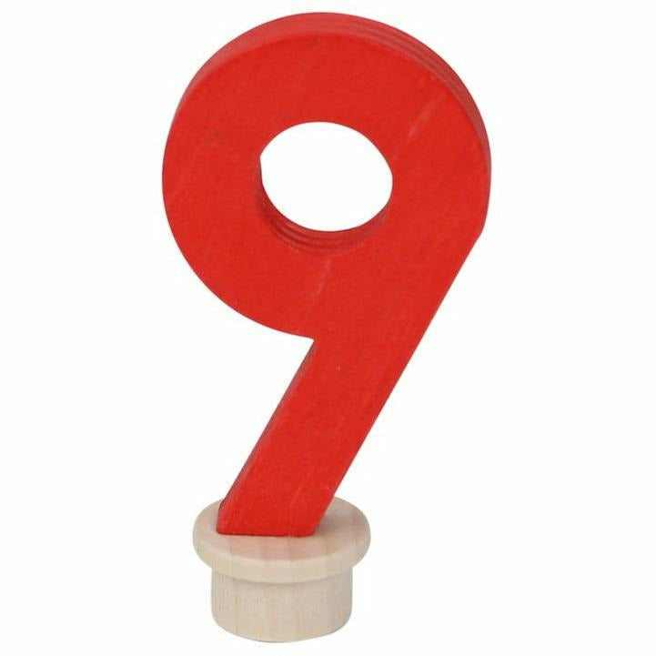 Ahrens | Geburtstagszahl aus Holz - 9