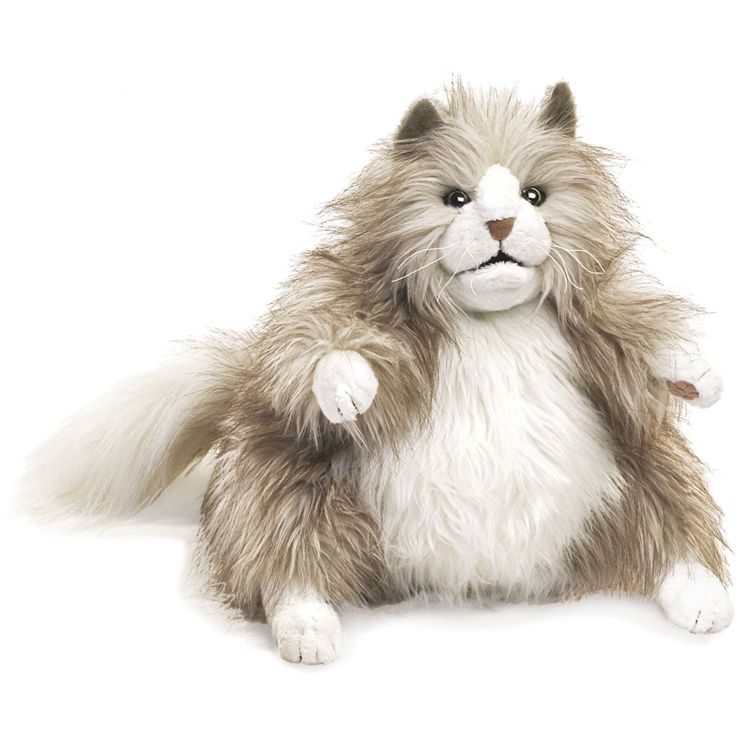 Folkmanis Puppets | Pummelige Katze / Fluffy Cat