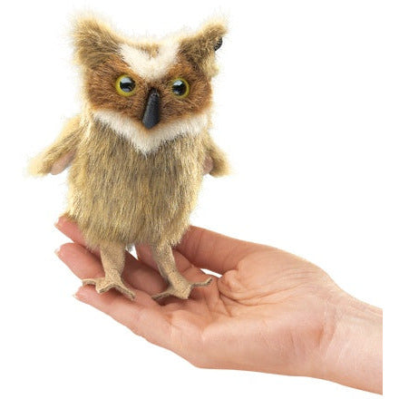 Folkmanis Puppets | Mini Uhu / Mini Great Horned Owl