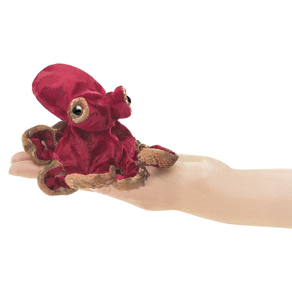 Folkmanis Puppets | Mini Oktopus, rot / Mini Red Octopus