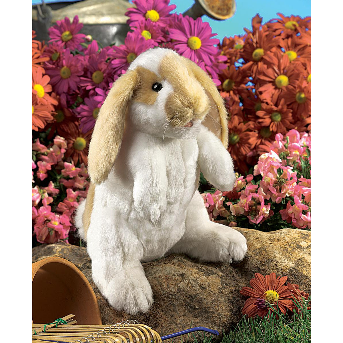 Folkmanis Puppets | Stehender Hängeohrhase / Standing Lop Rabbit