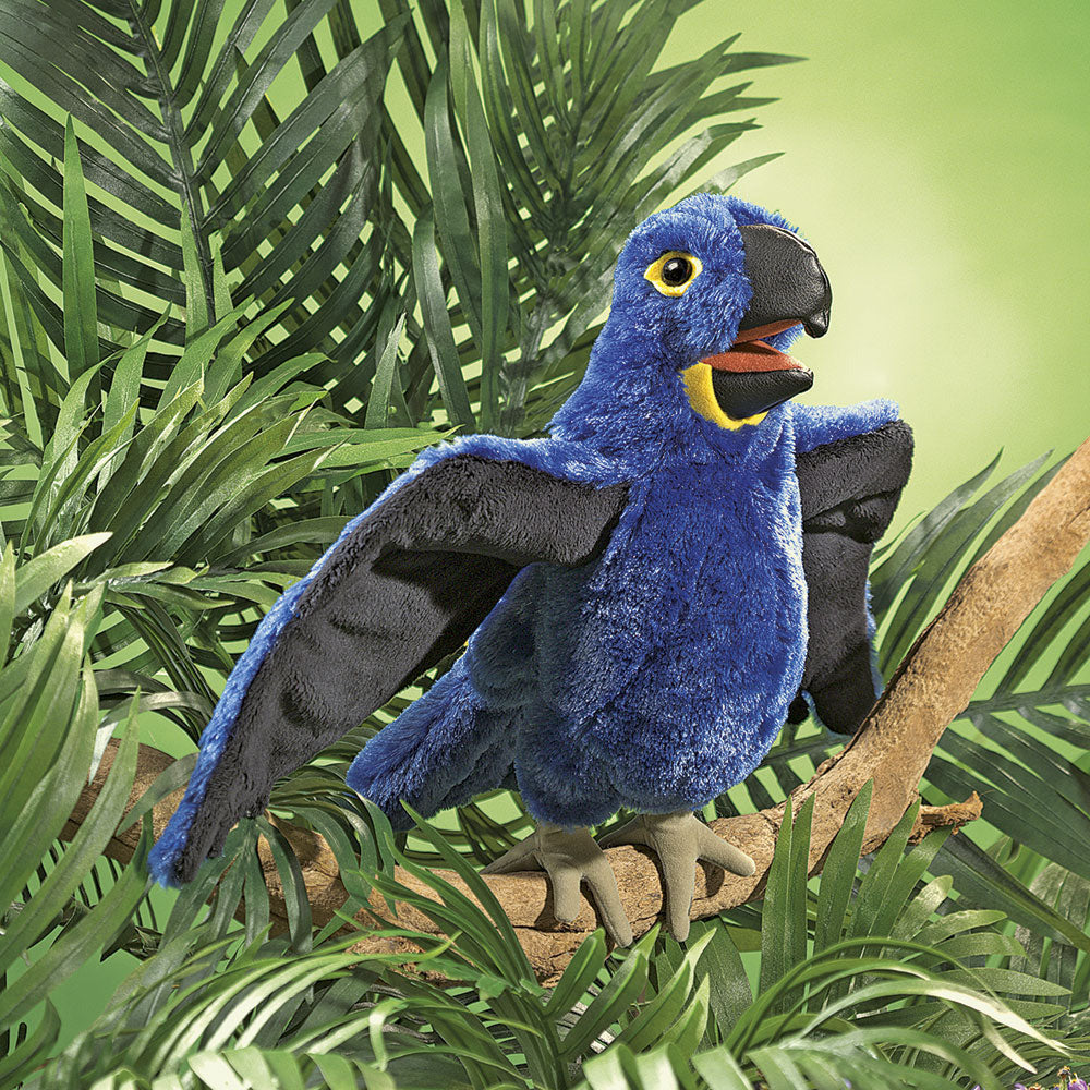 Folkmanis Puppets | Blauer Papagei / Blue Macaw