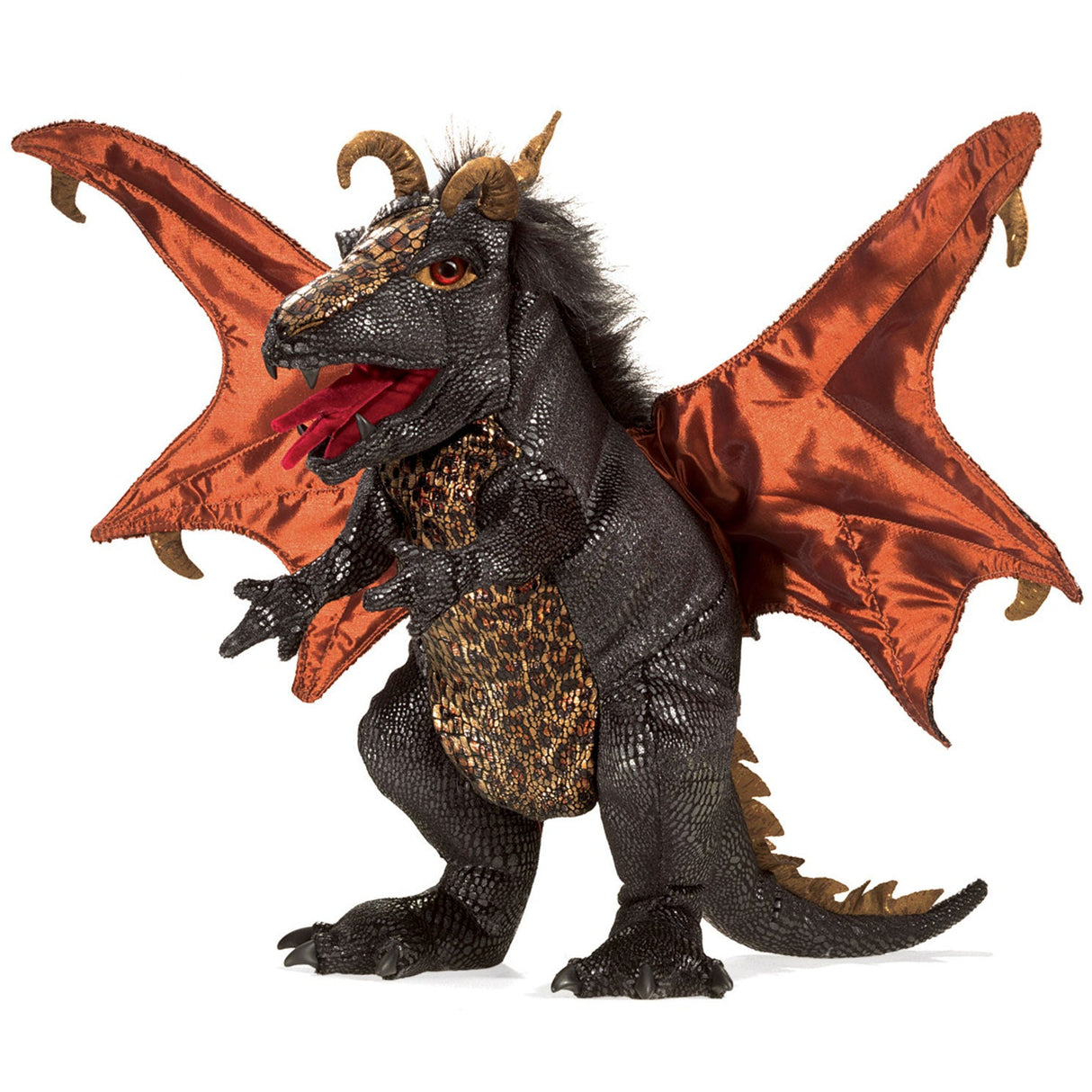 Folkmanis Puppets | Schwarzer Drache / Black Dragon