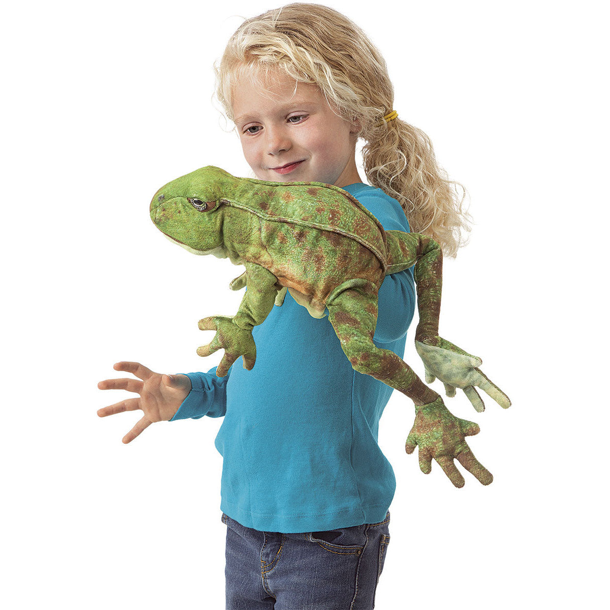 Folkmanis Puppets | Hüpfender Frosch / Jumping Frog