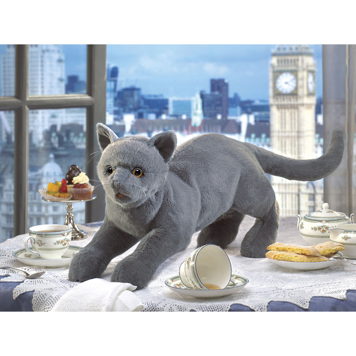 Folkmanis Puppets | Schnurrende Katze / Purring Cat