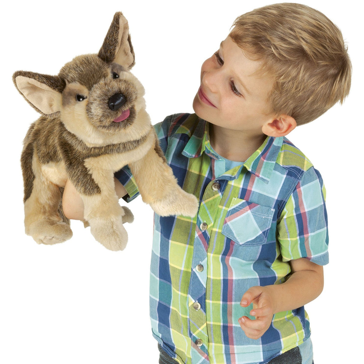 Folkmanis Puppets | Schäferhundwelpe / German Shepherd Puppy