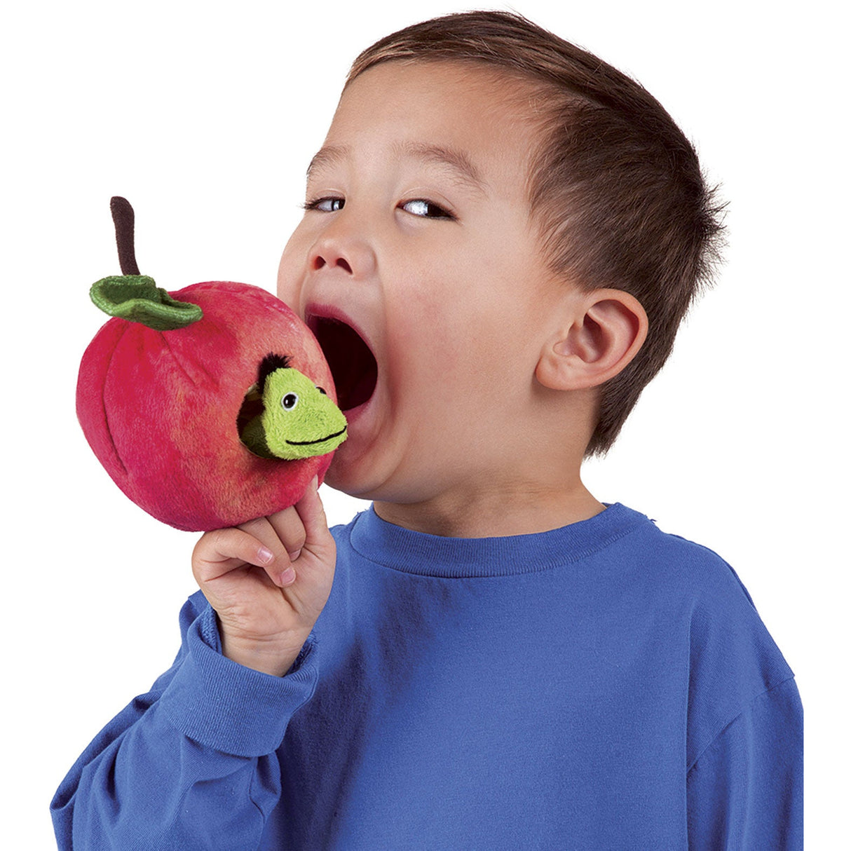 Folkmanis Puppets | Wurm im Apfel / Worm in Apple