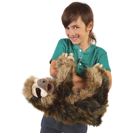 Folkmanis Puppets | Dreifinger-Faultier / Three-Toed Sloth