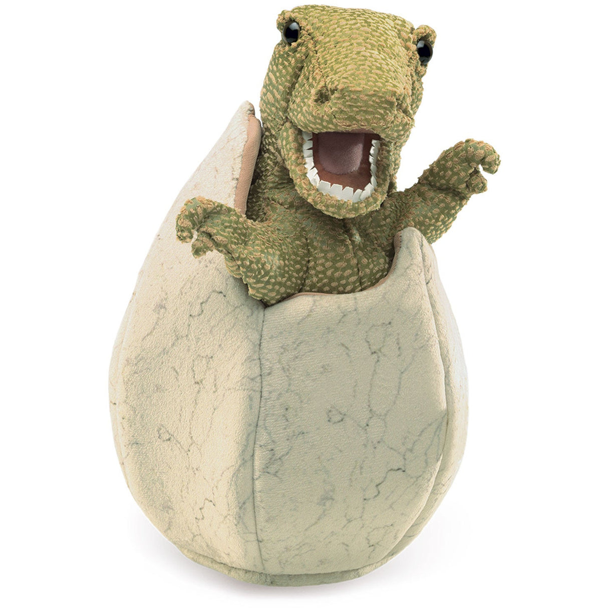 Folkmanis Puppets | Saurierbaby im Ei / Dinosaur Egg