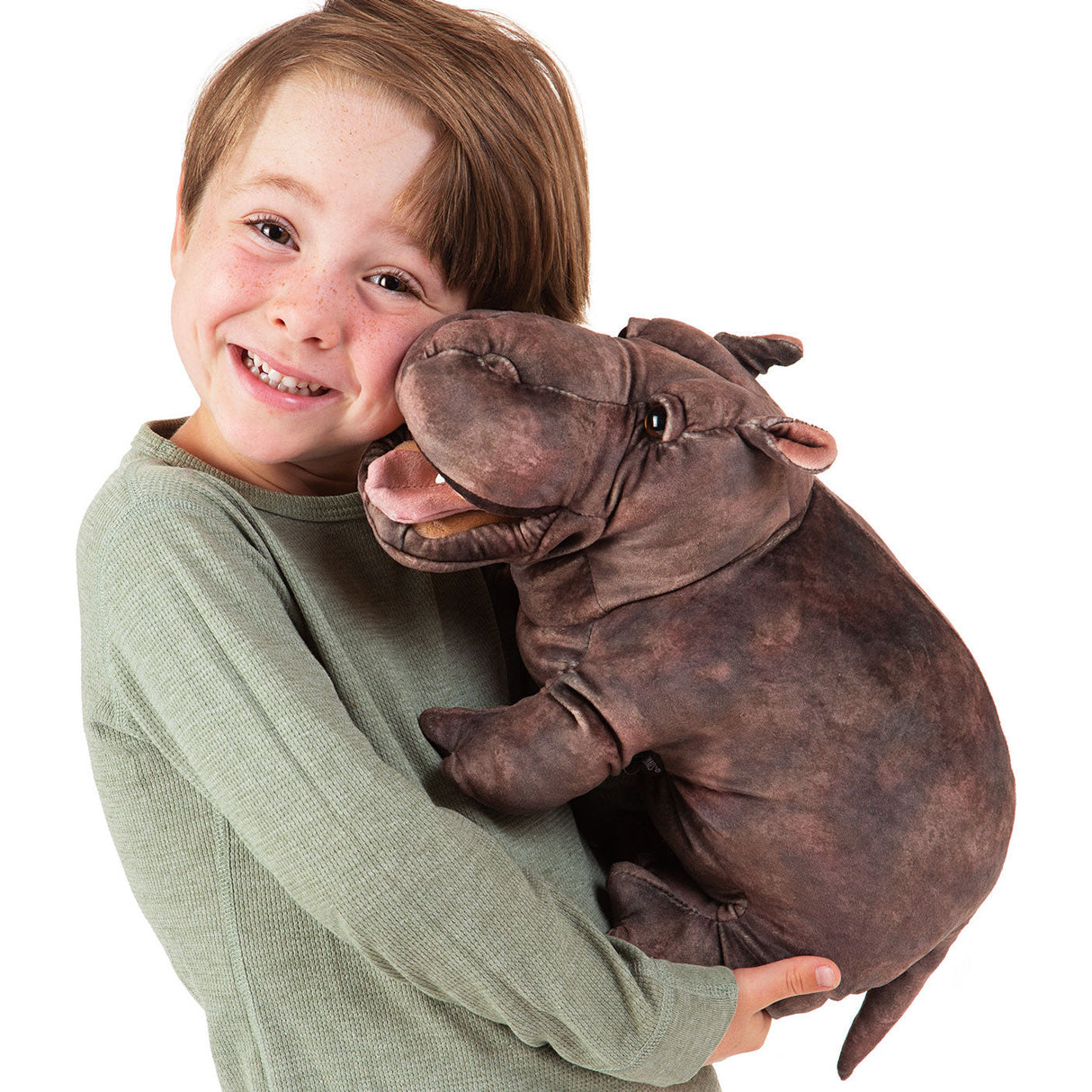 Folkmanis Puppets | Nilpferdbaby / Baby Hippo