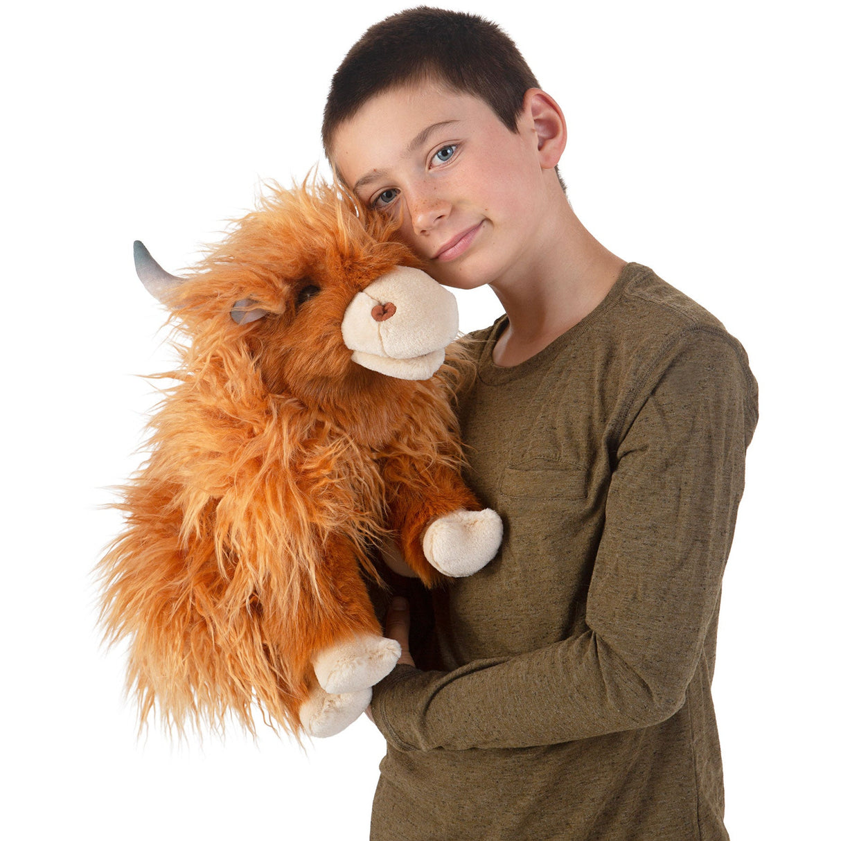 Folkmanis Puppets | Schottisches Hochlandrind /Highland Cow