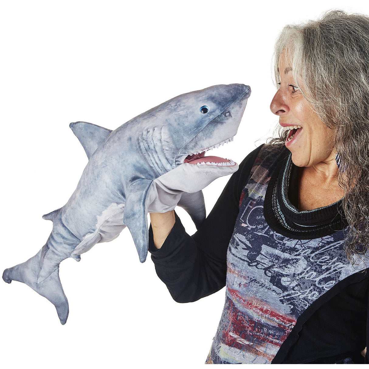 Folkmanis Puppets | Weißer Hai / Great white shark
