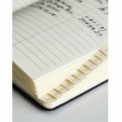 Adressbuch Medium (A5), Hardcover, Schwarz