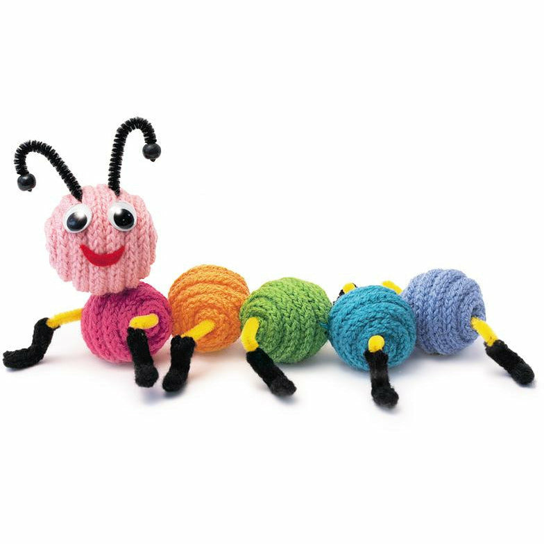 Niedliche Tiere mit dem Strickpilz