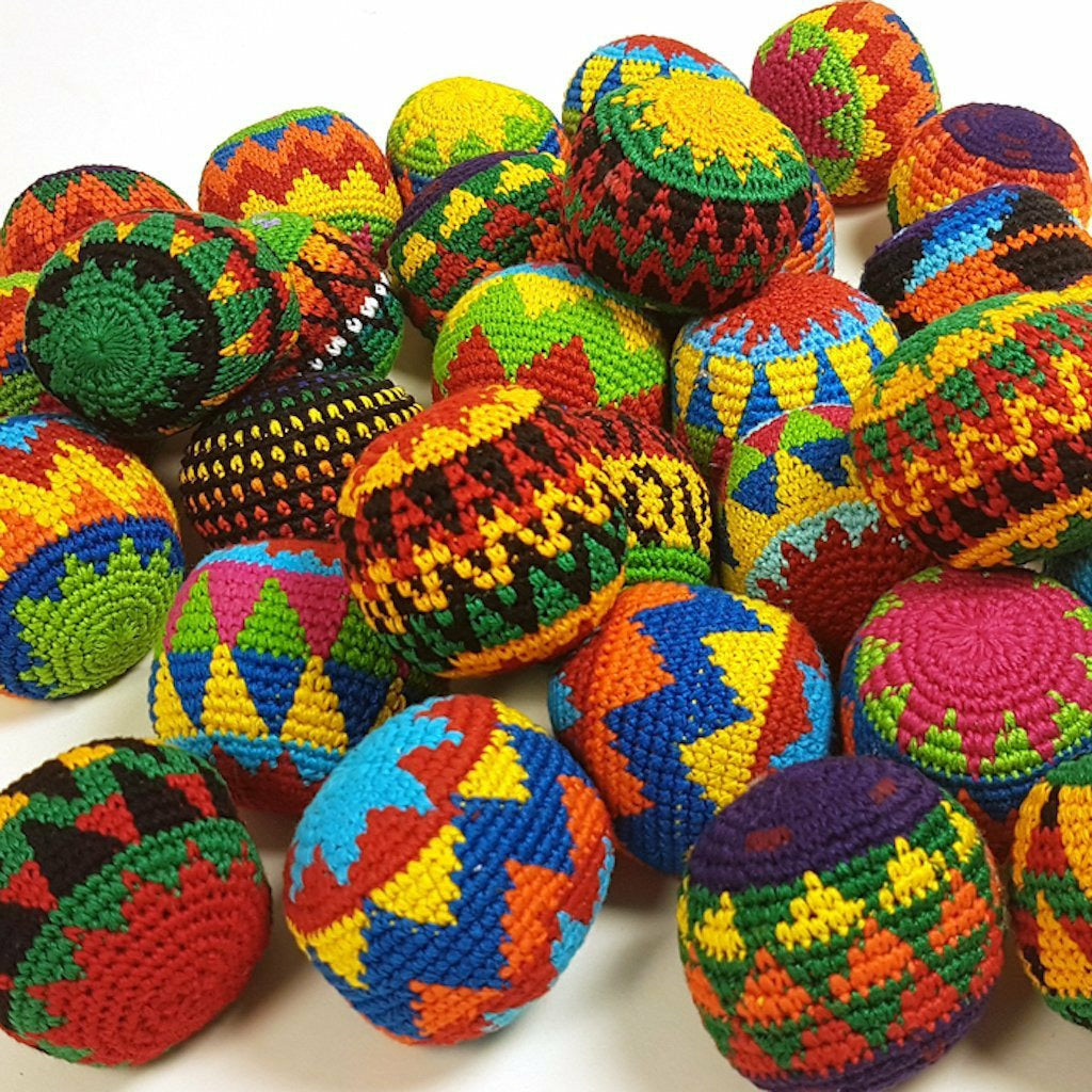 Jonglierball gehäkelt - ca. Ø 55mm, ca. 40-80g