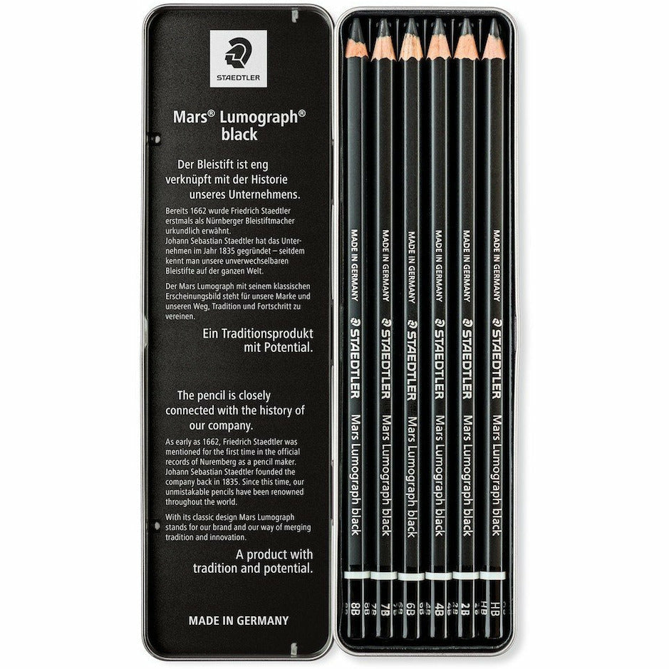 Bleistift Lumo. black 6ST 100% PEFC
