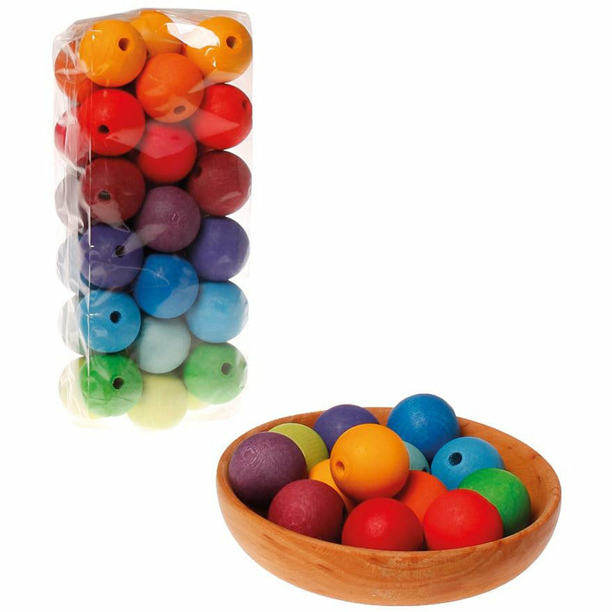 Grimm's | 36 Große Holzperlen