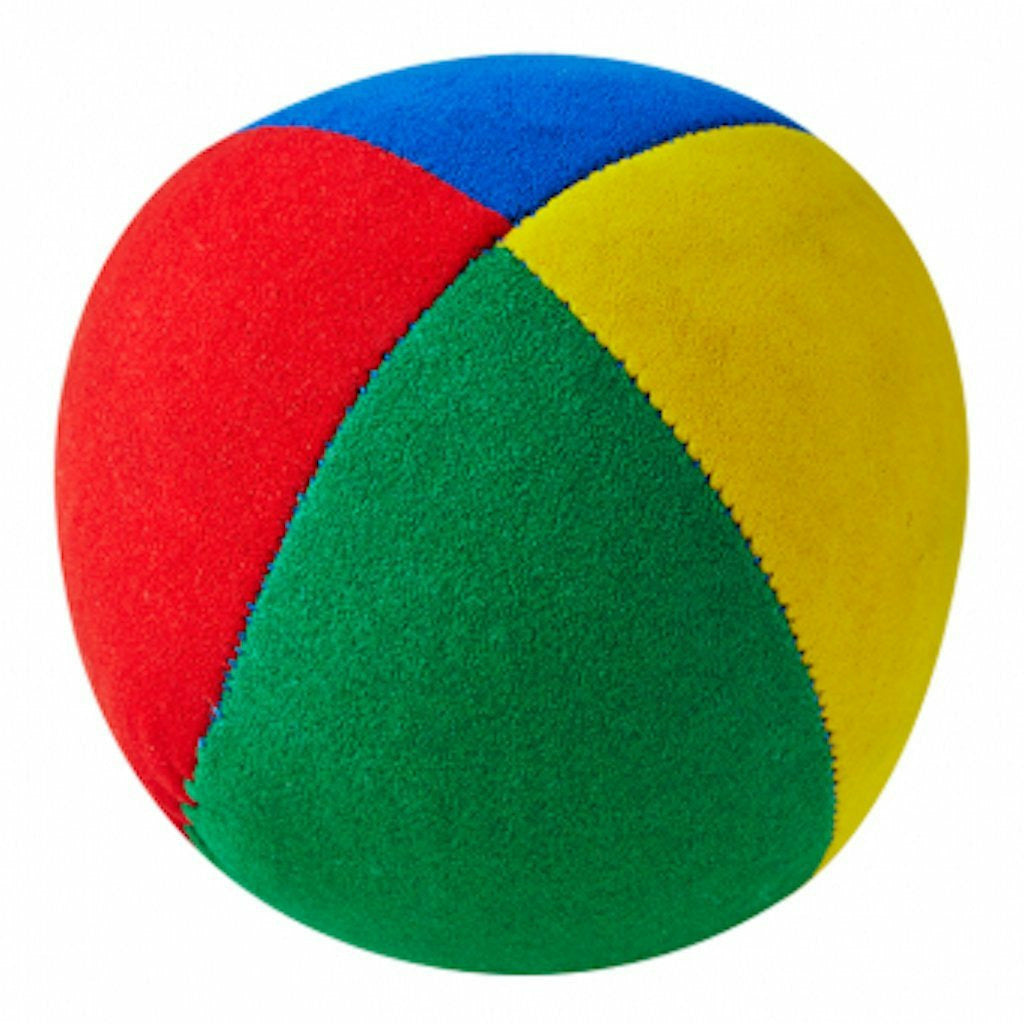 Beanbag Velour Ø 58mm | rot/gelb/blau/grün | 85gr. Ø58,00mm