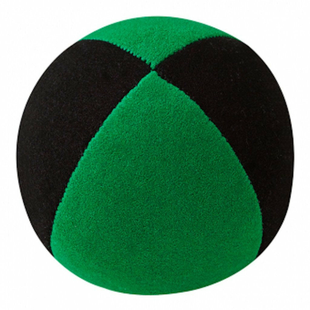 Beanbag Velour Ø 67mm | schwarz/grün | 125gr. Ø67,00mm