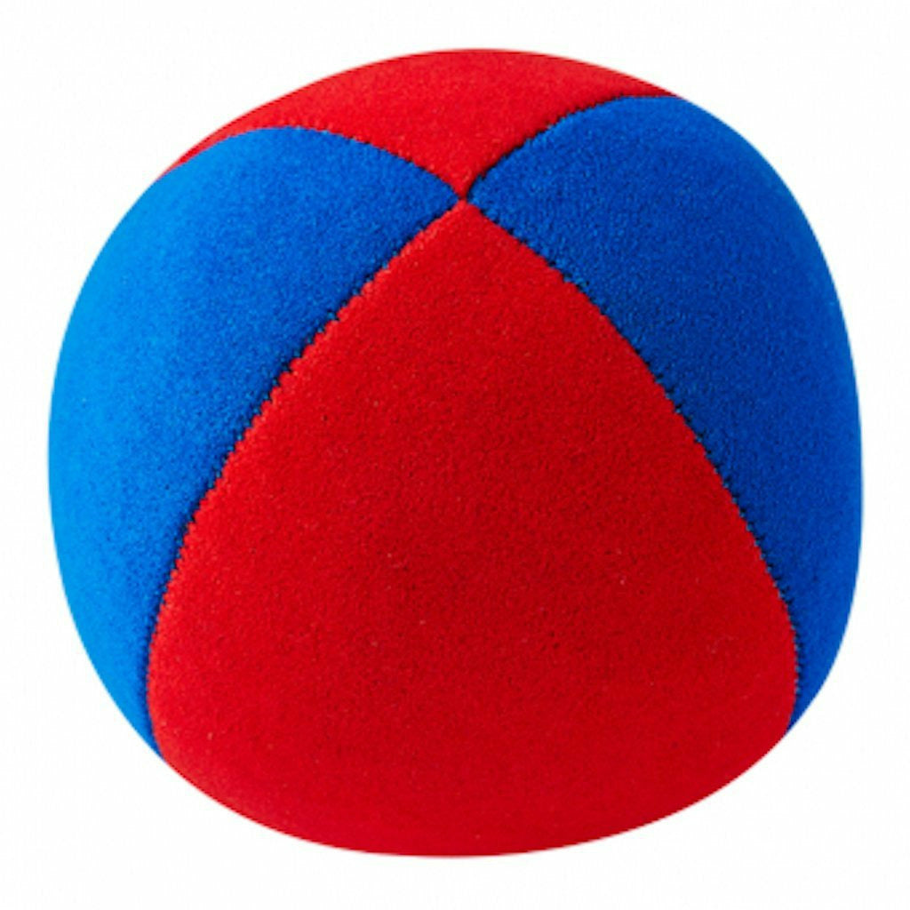 Beanbag Velour Ø 67mm | rot/blau | 125gr. Ø67,00mm