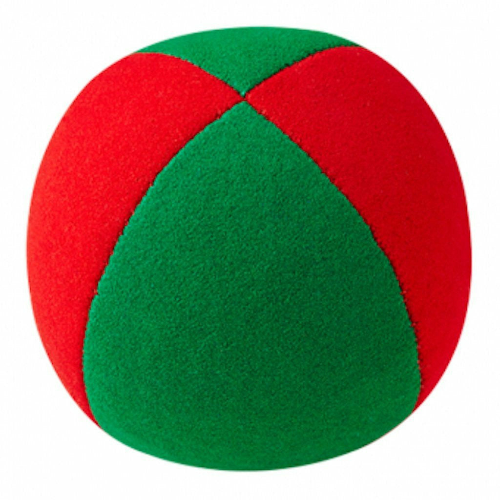 Beanbag Velour Ø 67mm | rot/grün | 125gr. Ø67,00mm