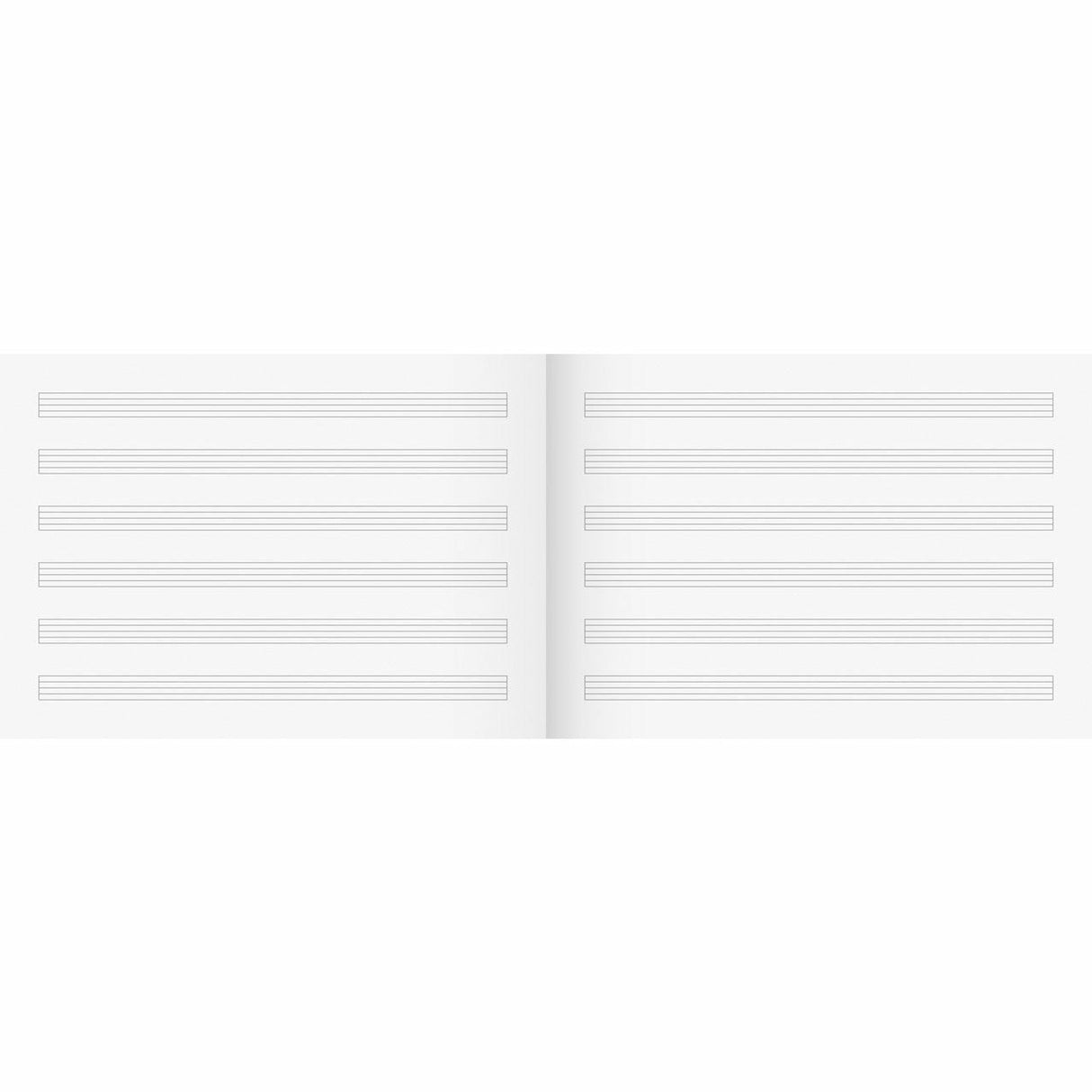 Notenheft A5 quer Lin.14 8 Blatt