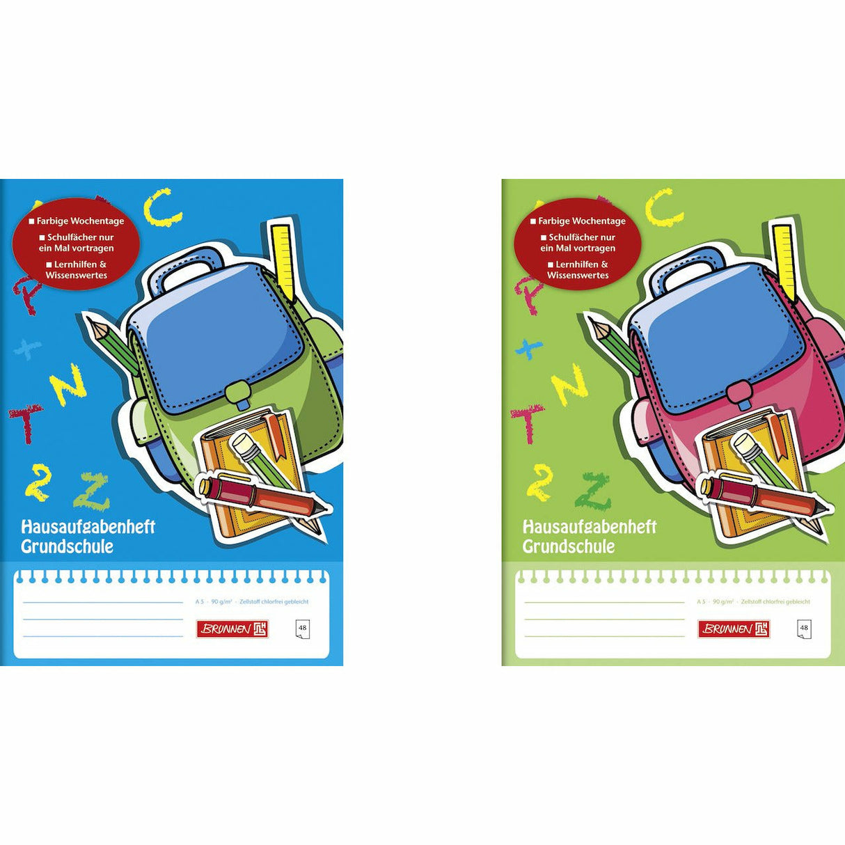 Aufgabenheft Grundschule A5 48Blatt