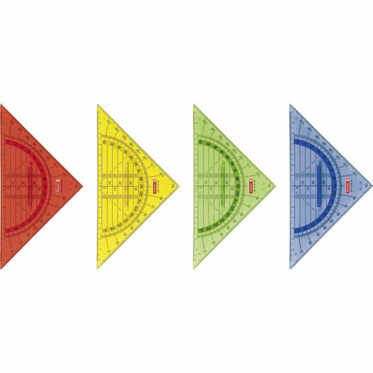 Geometrie-Dreieck 16cm Griff frbg