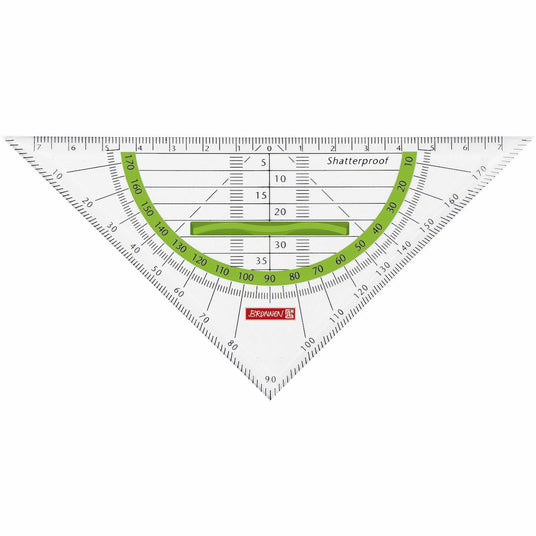 Geometrie-Dreieck 16cm Griff kiwi