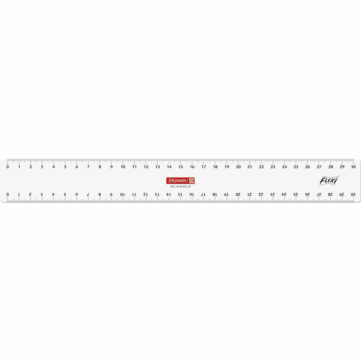 Lineal 30cm Flexi glasklar