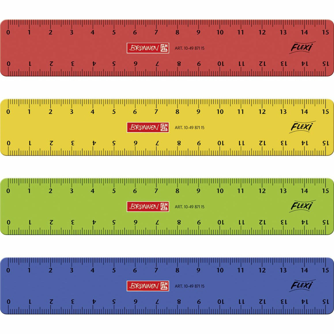 Lineal 15cm Flexi sort