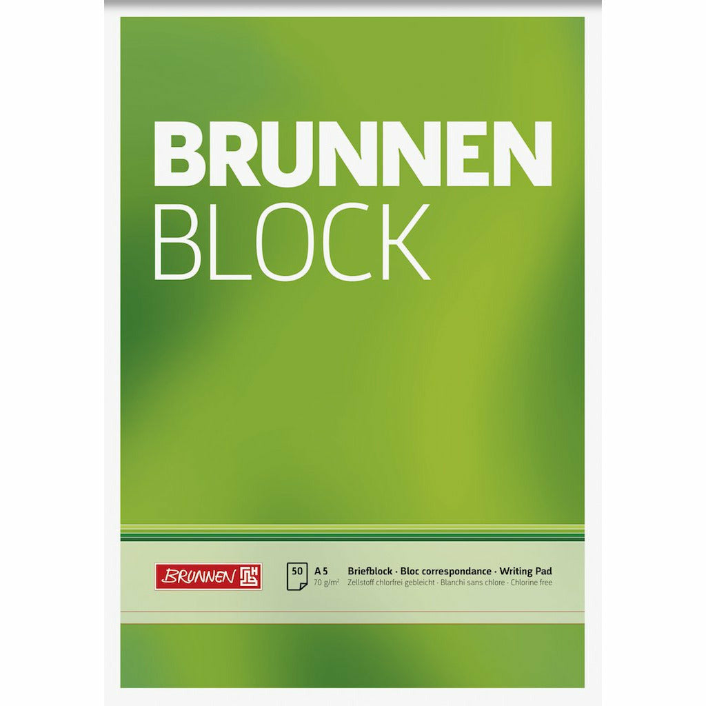 Briefblock A5 70g BRUNNEN unlin