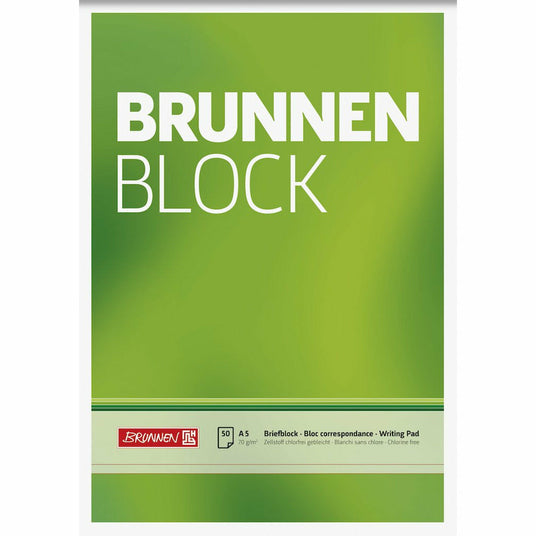 Briefblock A5 70g BRUNNEN unlin
